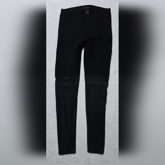 Tag Elemental Pants Size Small S Leggings Faux Leather Pull-On Black Leggins - Picture 3 of 5